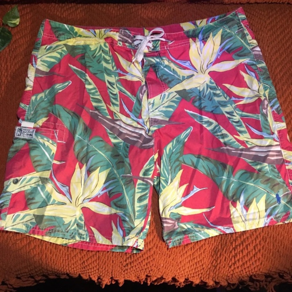 Polo Ralph Lauren Tropical Hawaiian surf trunks